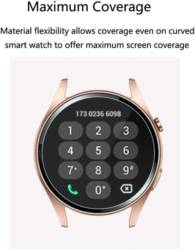 واقي شاشة AKUMAKA Smart Watch G65 - [5 عبوات] فيلم PET شفاف ناعم عالي الدقة [مضاد لبصمات الأصابع] [مضاد للخدش] متوافق مع Sanorum G53، KACUBAKU AKUMAKA RUXINGX G65 Smartwatch in Saudi Arabia