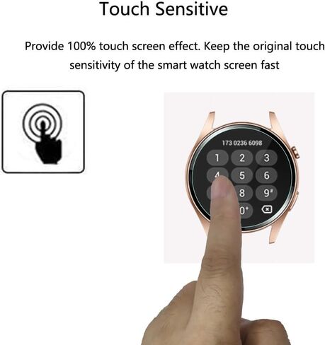 واقي شاشة AKUMAKA Smart Watch G65 - [5 عبوات] فيلم PET شفاف ناعم عالي الدقة [مضاد لبصمات الأصابع] [مضاد للخدش] متوافق مع Sanorum G53، KACUBAKU AKUMAKA RUXINGX G65 Smartwatch in Saudi Arabia