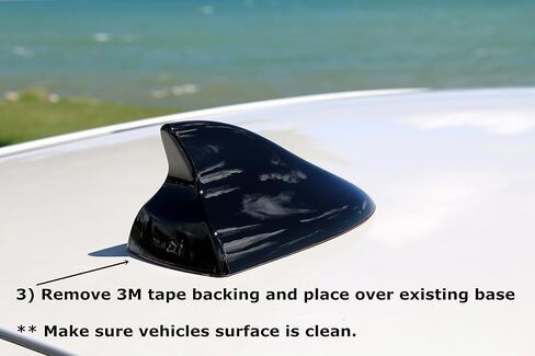 AntennaMastsRus - Functional Black Shark Fin Antenna is Compatible with Ford Escape (2013-2019) in Saudi Arabia