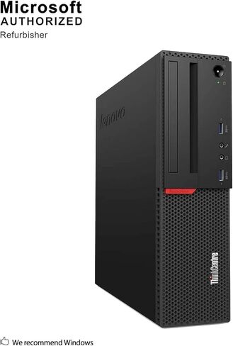 Lenovo ThinkCentre M700 SFF Business Desktop PC, M700 Computer Core 6th Gen, 8GB RAM, 256GB SSD, WiFi, Bluetooth, RGB Keyboard Windows 11 Pro (Renewed) in Kuwait