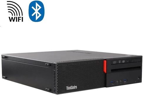 Lenovo ThinkCentre M700 SFF Business Desktop PC, M700 Computer Core 6th Gen, 8GB RAM, 256GB SSD, WiFi, Bluetooth, RGB Keyboard Windows 11 Pro (Renewed) in Kuwait