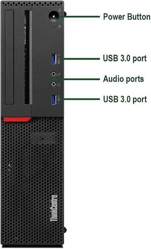 Lenovo ThinkCentre M700 SFF Business Desktop PC, M700 Computer Core 6th Gen, 8GB RAM, 256GB SSD, WiFi, Bluetooth, RGB Keyboard Windows 11 Pro (Renewed) in Kuwait