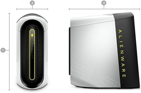 Dell Alienware Aurora R10 Gaming Desktop Computer Tower (2019) | Core Ryzen 7-1TB SSD Hard Drive - 32GB RAM - RTX 3070 | 8 Cores @ 4.4 GHz - 8GB GDDR6 Win 11 Home (Renewed) in Kuwait