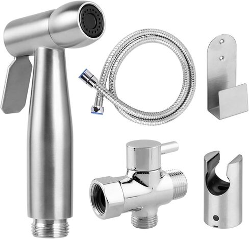 Bidet Sprayer for Toilet - Handheld Cloth Diaper Sprayer with Stainless Steel Hose in Saudi Arabia