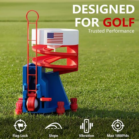 Golf Ball Dispenser, Golf Ball Launcher Pro, Automatic Golf Ball Tee up Machine with Dispenser Foot Pedal in Kuwait