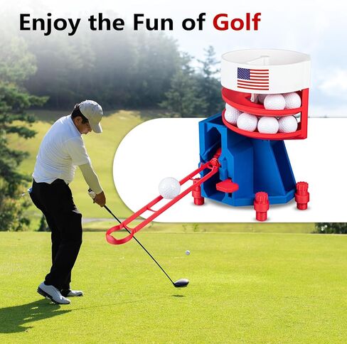 Golf Ball Dispenser, Golf Ball Launcher Pro, Automatic Golf Ball Tee up Machine with Dispenser Foot Pedal in Kuwait