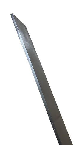 Lenza Premium D2 قضيب فولاذي من الفولاذ المقاوم للصدأ مقاس 12 × 2 بوصة بوش الحرف D2 سكين فولاذي يصنع هدايا شخصية مصنوعة يدويًا له in Kuwait