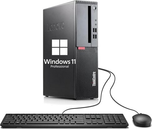 Lenovo ThinkCentre M710S SFF Tower Desktop Computer PC, 6th Gen Core 3.70GHz, 8GB RAM, 256GB SSD, VGA, Keyboard and Mouse, WiFi, BT, Windows 11 Pro (Renewed) in Kuwait