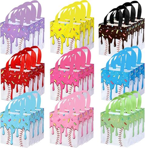 GLICRAFT 40 PCS Spider Party الأكياس: العنكبوت على شبكة الإنترنت الحقائب غير المنسوجة ، 7.87 × 7.87 × 3.54 بوصة ، أسود ، أحمر وأزرق ، حفلة عيد ميلاد ، تقديم الهدايا in Kuwait