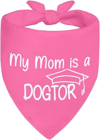 My Mom is Obsessed with Me Pink Dog Bandana, Cute Pet Scarf Accessories Photo Prop for Mother's Day, Dogs paw Printing Bandanas Decor, Christmas Birthday Gifts for Puppy Owner Dog Mom in Saudi Arabia
