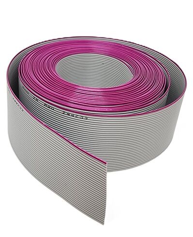 Pc Accessories - Connectors Pro 30 Pins 20 Feet Silver Flat Ribbon Cable for 2.54mm IDC Connectors 30P 20' in Kuwait