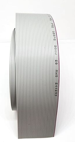 Pc Accessories - Connectors Pro 30 Pins 20 Feet Silver Flat Ribbon Cable for 2.54mm IDC Connectors 30P 20' in Kuwait