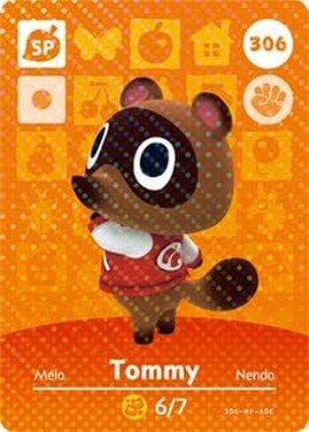 Tommy - Nintendo Animal Crossing Happy Home Designer Series 4 Amiibo Card - 306 in Kuwait