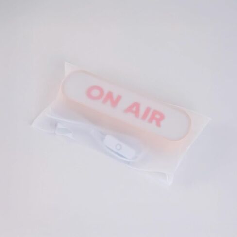 LED ON AIR Sign Light Box, Studio Broadcasting Indicator Lamp for Podcast Recording, Radio Station, Live Streaming Room Decor in Saudi Arabia