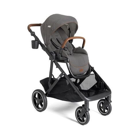 Joie Chive Single-to-Double Reversible Stroller, 20+ Customizable Modes, Suspension & All-Terrain Rubber Wheels, Expandable UPF 50+ Canopy (Shale) in Saudi Arabia