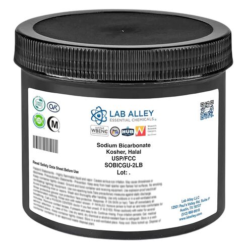 Lab Alley Sodium Bicarbonate, USP/FCC Grade, Kosher, Halal, (20 Pounds) in Saudi Arabia