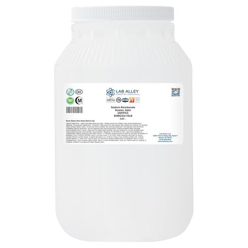 Lab Alley Sodium Bicarbonate, USP/FCC Grade, Kosher, Halal, (20 Pounds) in Saudi Arabia