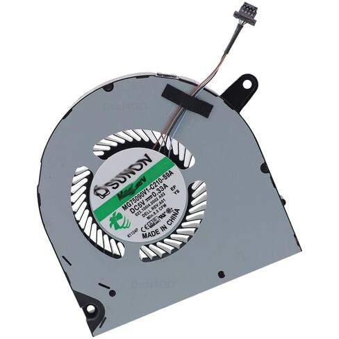 Deal4GO CPU & GPU Graphics Cooling Fan PC01D F3DF0 Replacement for Dell G3 3500 G5 5500 G5 SE 5505 (with GTX 1660Ti RTX 2060) in Saudi Arabia