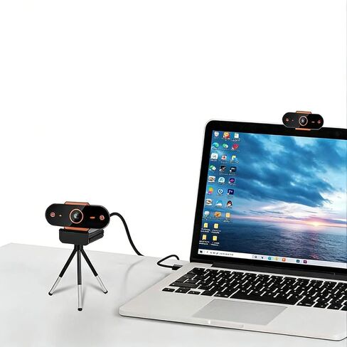 كاميرا كمبيوتر 480/720/1080P/2k كاميرا ويب HD USB2.0 التركيز التلقائي مكالمة فيديو مع ميكروفون للبث المباشر لمكالمات الفيديو (اللون: 1080P) in Saudi Arabia