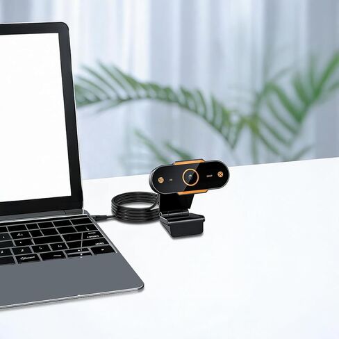 كاميرا كمبيوتر 480/720/1080P/2k كاميرا ويب HD USB2.0 التركيز التلقائي مكالمة فيديو مع ميكروفون للبث المباشر لمكالمات الفيديو (اللون: 1080P) in Saudi Arabia