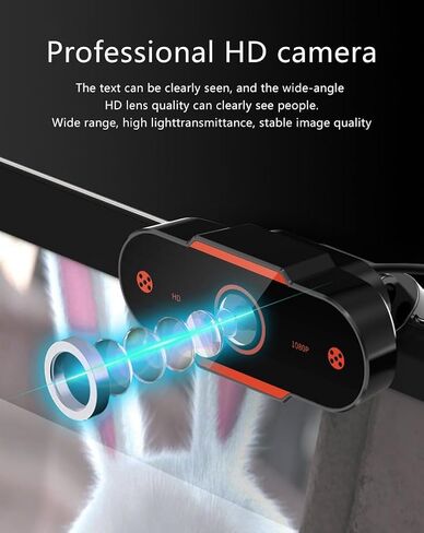 كاميرا كمبيوتر 480/720/1080P/2k كاميرا ويب HD USB2.0 التركيز التلقائي مكالمة فيديو مع ميكروفون للبث المباشر لمكالمات الفيديو (اللون: 1080P) in Saudi Arabia