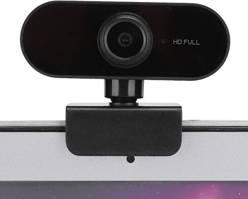 1080P Computer Camera, USB Webcam with Microphone, Plug and Play for Video Call, Online Teaching, Desktop or Laptop, OS, Linux Compatible in Saudi Arabia