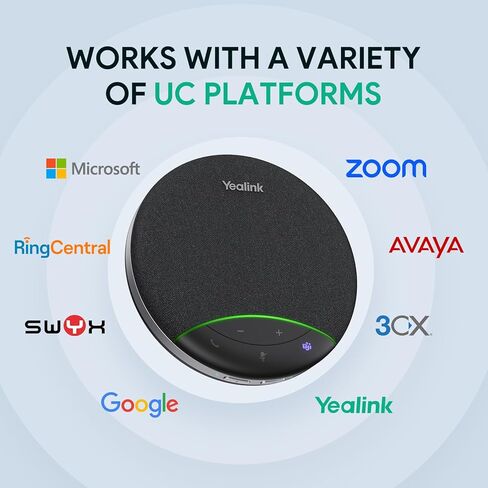 حزمة مكبر صوت للمؤتمرات من Yealink UVC34 SP92 USB-C/A in Saudi Arabia