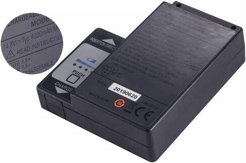 【عبوة من قطعتين】 بطارية BTR-09 14.8 فولت 7800 مللي أمبير في الساعة مع استبدال شاحن لـ BTR-09 FSM-80C FSM-80C+ FSM-80S FSM-601S FSM-602S FSM-61S FSM-62S FSM-702R FSM-70R FSM-70S Fujikura Fusion Splicer in Kuwait