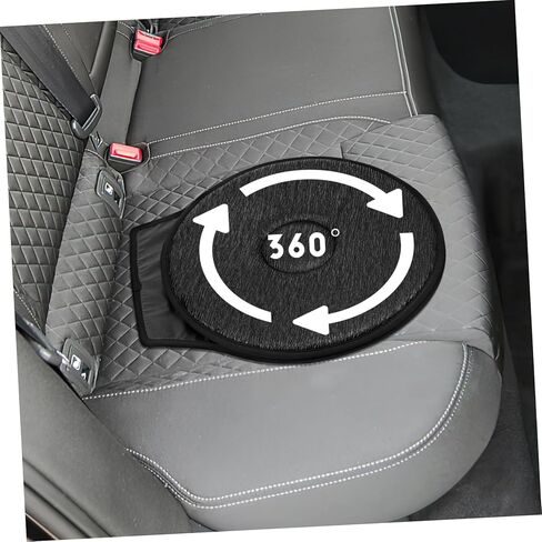 360degree Rotating Car Seat Cushion Pad Breathable Comfortable Slip-Base Design in Saudi Arabia