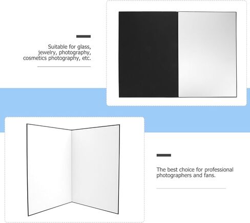 Gadpiparty A3 Foldable Photography Cardboard Light Reflector Panel for Studio and Still Life Shooting, Portable Camera Lighting Accessory with Reflective Surface in Saudi Arabia