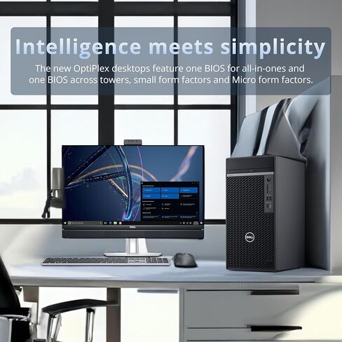 Dell OptiPlex 3000 Tower Business Desktop, Intel i5-12500, 16GB RAM, 512GB PCIe SSD, Intel UHD Graphics 770, DVDRW, Ethernet, WiFi Adapter, Keyboard & Mouse, Win 11 Pro, Black (Renewed) in Kuwait