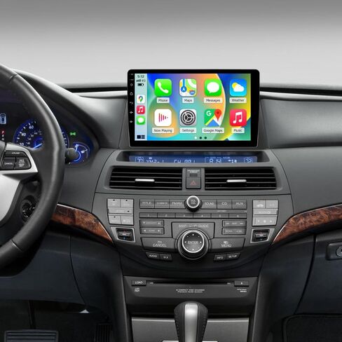 راديو ستيريو للسيارة ASURE 10.1 بوصة لسيارة Honda Accord 8Gen 2008-2012 EX Cars، 8Core 4+64GB Android 15 Car Dash GPS Navigation Unit مع Carplay اللاسلكي، Android Auto، شاشة لمس 1280x800، مع كاميرا in Saudi Arabia