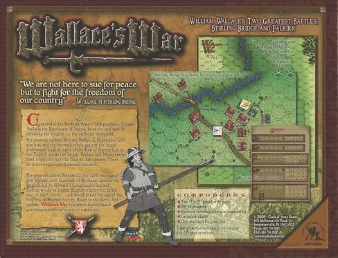 Board Games Clash of Arms 0506-107 Wallace's War in Saudi Arabia