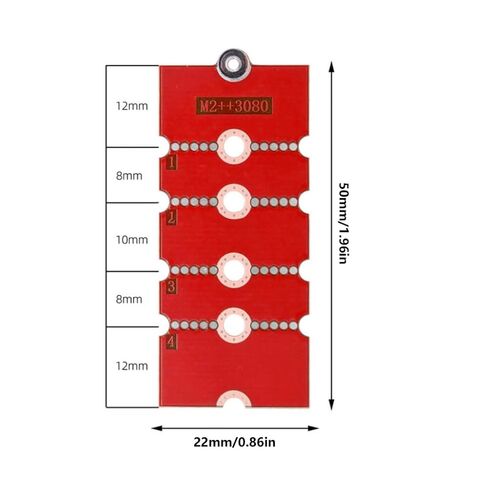 M.2 NGFF to NVME SSDs Extension Bracket with Screw for Computer Case Modification in Saudi Arabia