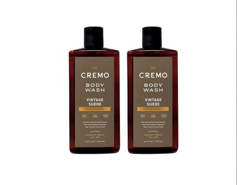 Cremo Rich-Lathering Blue Cedar & Cypress Body Wash, A Woodsy Scent with Notes of Lemon Peel, Cypress and Cedar, 16 Fl Oz (2-Pack) in Saudi Arabia