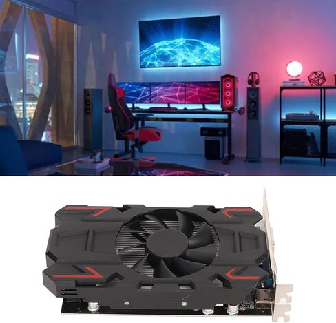 بطاقة رسومات الألعاب HD6770، 4 جيجابايت DDR5، مروحة تبريد مستقلة، PCI Express 2.0 16X، DVI، VGA، DirectX 11، لـ 10 8 8.1 7، لـ Vista، لـ Linux، Freebsd x86 (HD6770 4GB) in Kuwait