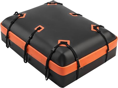 DUMOS Car Rooftop Cargo Carrier 20 Cubic Feet, Car Roof Waterproof PVC Bag, with Anti-Slip Mat, Combination Luggage Lock, Reinforced Straps & Door Hooks, Fit Vehicles with/Without Roof Racks in Saudi Arabia