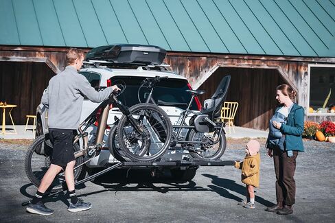 Thule Vero 2 Bike Platform Hitch Bike Rack, E-Bike Rated, 160lbs Capacity, Integrated Locks, Fits Cars, SUV, RVs, Trucks & Vans in Saudi Arabia