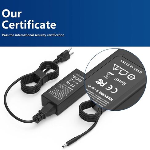 محول تيار متردد 65 وات 4.5 مم متوافق مع Dell 15 16 DC15250 DC15255 DC16251 DC16250، Pro 15 14 كمبيوتر محمول أساسي، Insprion 16 15 3530 5620 5625 5635 5630 5635 مزود الطاقة in Kuwait