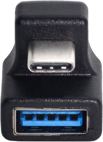 Cablecc 180 درجة لأعلى ولأسفل بزاوية من النوع C USB-C OTG إلى USB 3.0 أنثى تمديد محول للهاتف الخليوي والكمبيوتر اللوحي in Kuwait