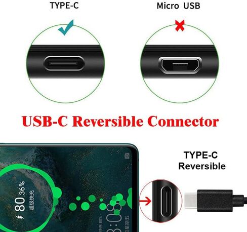 Cablecc 180 درجة لأعلى ولأسفل بزاوية من النوع C USB-C OTG إلى USB 3.0 أنثى تمديد محول للهاتف الخليوي والكمبيوتر اللوحي in Kuwait