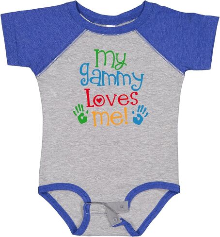 inktastic My Gammy Loves Me Baby Bodysuit in Saudi Arabia
