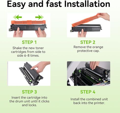 خراطيش حبر TN229XL TN229 متوافقة مع 4 عبوات بديلة لطابعة Brother MFC-L3720CDW MFC-L3780CDW HL-L3280CDW HL-L3220CDW HL-L3300CDW، BK/C/M/Y in Kuwait