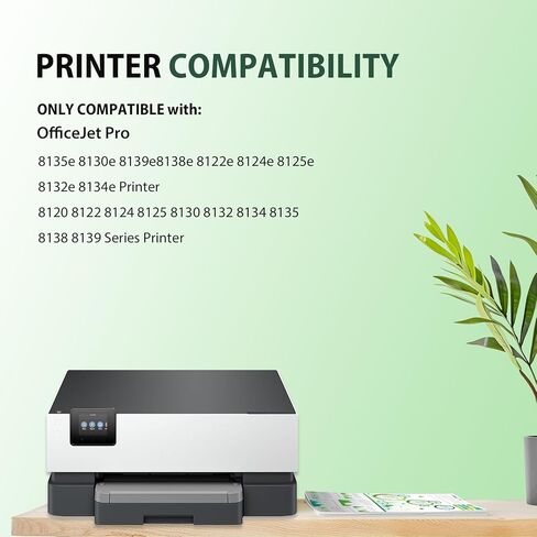 مجموعة خراطيش الحبر 923e 923XL 923 8130e: بديلة لخراطيش الحبر HP 923 للطابعات OfficeJet Pro 8120e 8120 8130e 8135e 8138e 8125e 8139e (4 عبوات أسود سماوي أصفر أرجواني مع رقاقة) in Kuwait