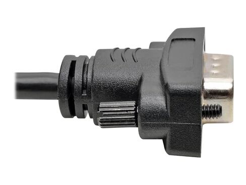 Tripp Lite P566-006-VGA HDMI to VGA Active Adapter Cable 6 ft M/M, 1080p Converter, Gold-Plated Connectors, EMI/RFI Shielding, Black, Cloud Care Pre-Configured Bundle Eligible (50 Pack) in Saudi Arabia
