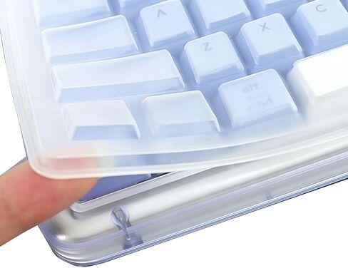 غطاء حماية للوحة المفاتيح من السيليكون متوافق مع لوحة المفاتيح الميكانيكية اللاسلكية Logitech Alto Keys K98M (شفاف) in Kuwait