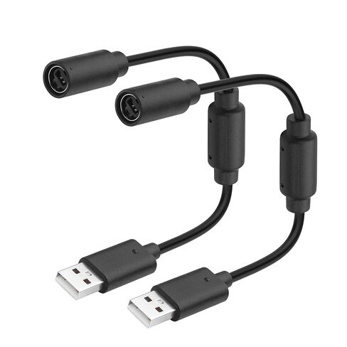 كابل USB قابل للفصل من YAODHAOD لأجهزة Xbox 360، كابل USB قابل للفصل لجهاز Logitech G920 G923 G27 G29 Driving Force & Thrustmaster Ferrari 458 Spider Racing Wheel Cord-2PCS in Saudi Arabia