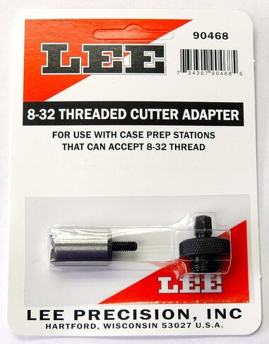 قاطعة ملولبة كبيرة 8-32 ومسمار قفل Lee Precision كبير 8-32 قاطعة ملولبة ومسمار قفل، فضي، صغير in Saudi Arabia