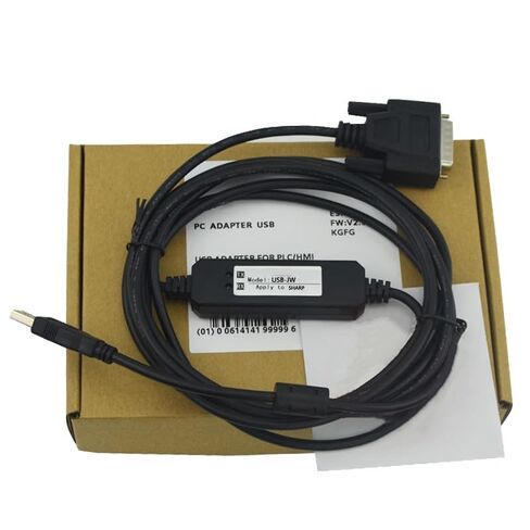 USB-JW Applicable PLC debugging cable 15-pin communication port JW-10 JW-30 JW-70 JW-100 Download cable Programming cable Communication cable Data cable Dual chip design Industrial grade 3 meters in Saudi Arabia