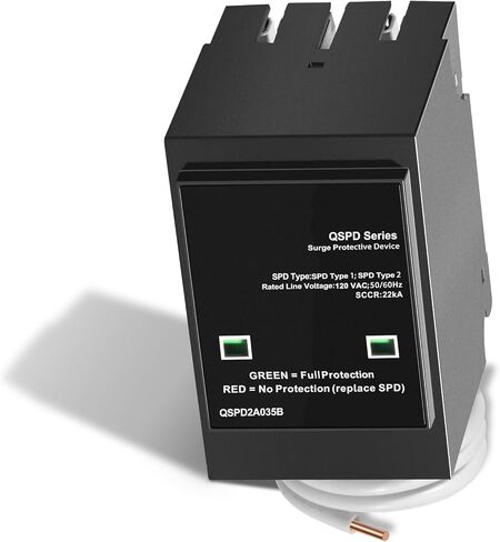 Replacement for Siemens QSPD2A035B 1-Phase 3-Wire Surge Protection Device, 120/240 VAC, 35 kA SCCR, 2 Poles in Kuwait